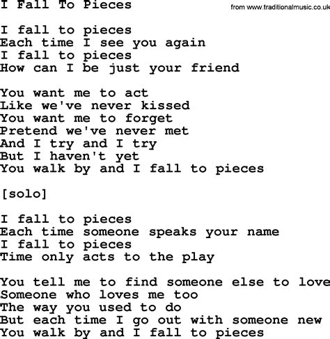 fall to pieces lyrics|fall to pieces acoustic.